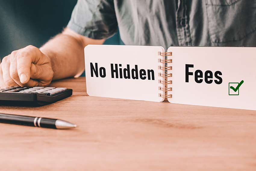 no-hidden fees-banking-service